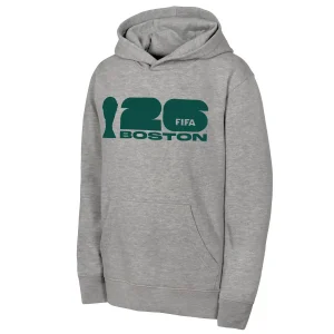 2026 WORLD CUP BOSTON GREY HOODIE - UNISEX