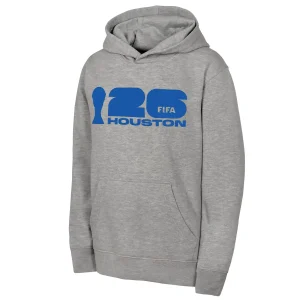 2026 WORLD CUP HOUSTON GREY HOODIE - UNISEX